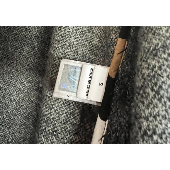 DVF Gray Wool Knit Coat - Picture 5 of 6